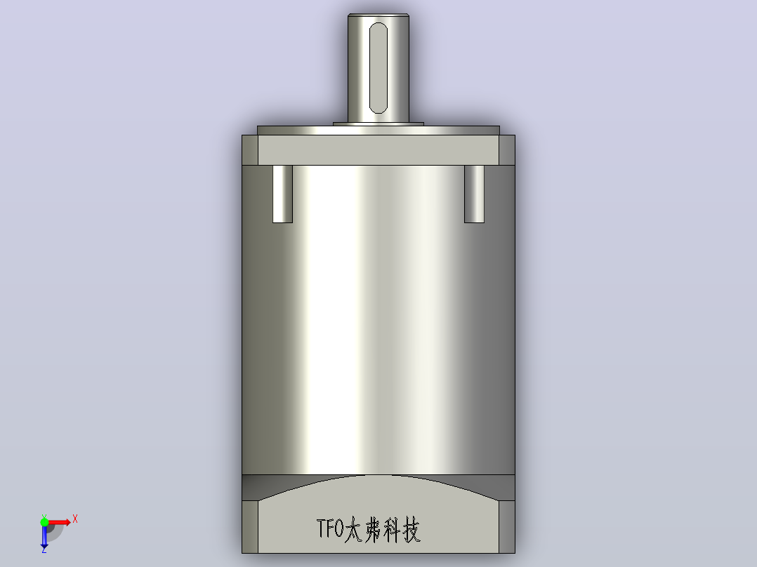 AF090-L2-S2-P2电机减速机俯视图