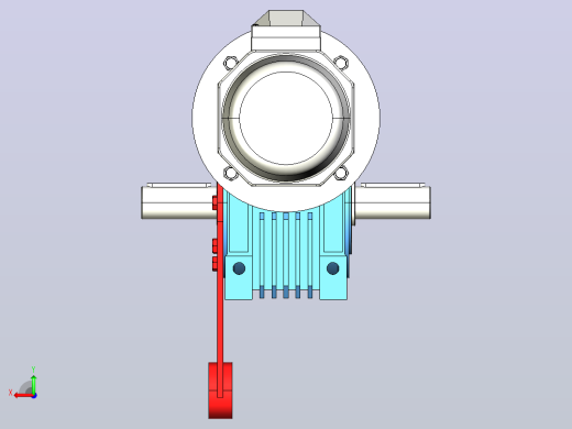 NMRV090蜗轮蜗杆减速机[RV90-E-100-0.75kW-A1-SZ]后视缩略图