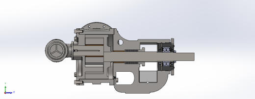 6X6内啮合齿轮泵3D数模图纸 Solidworks设计缩略图