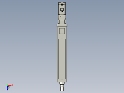 轻载电动缸TPA-ESR100-3210C-L300-M-W-P75-JX-C3俯视缩略图