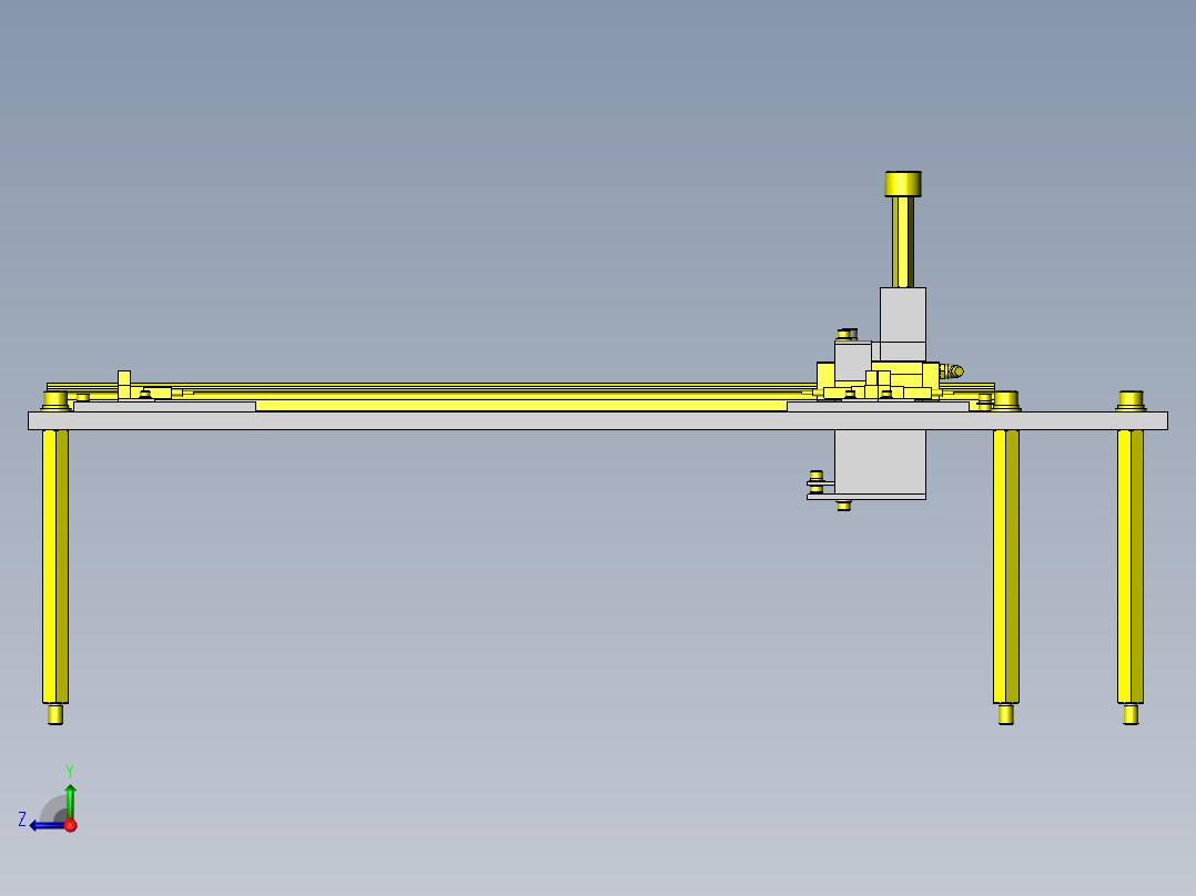 薄板定位装置右视图
