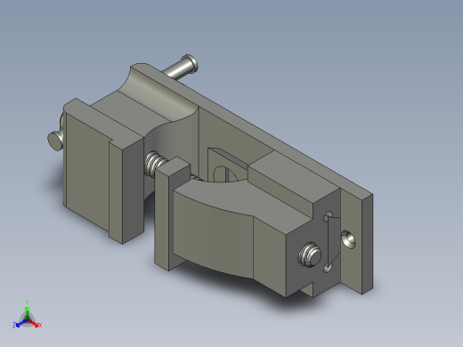 小台虎钳3D模型