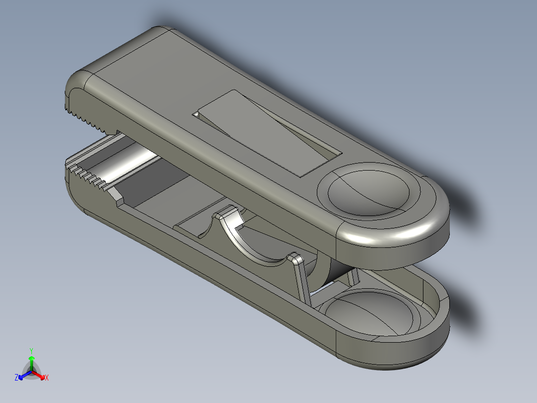 衣架正等轴测图