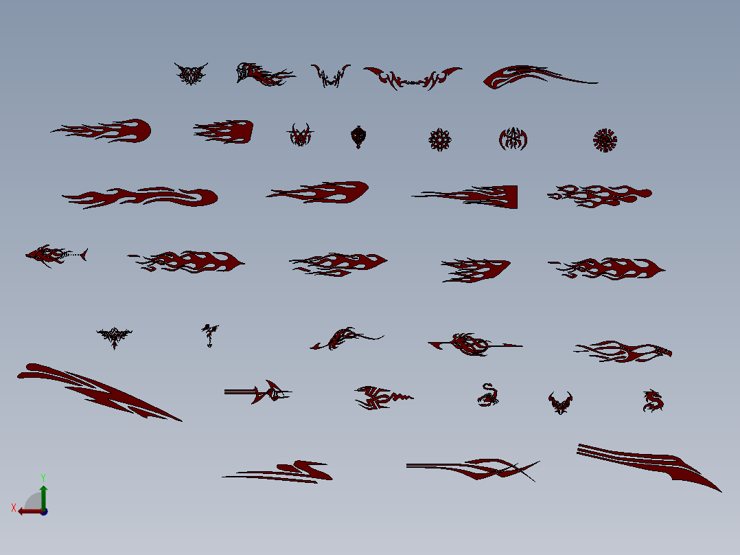 solidworks 35个部落图标后视图