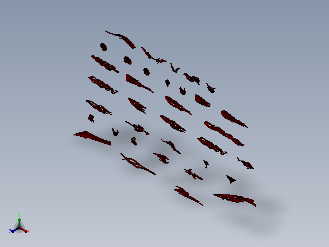 solidworks 35个部落图标正等轴测图