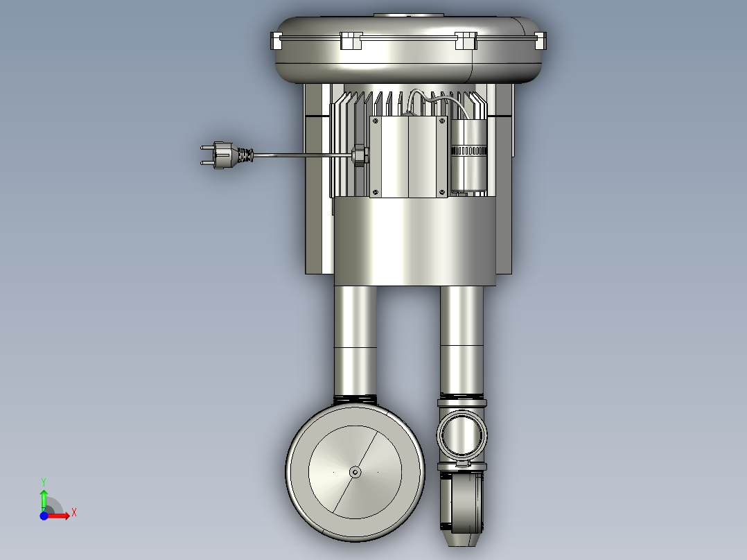 大容量鼓风机前视图