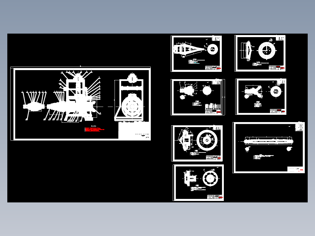 桑塔纳轿车驱动桥设计 (论文 CAD图纸）