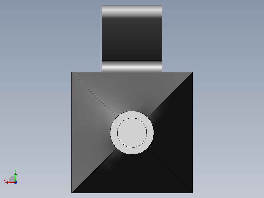 光纤连接器后视图