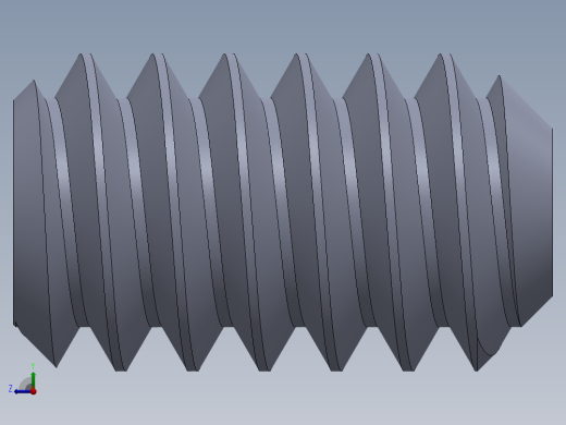 UNC 平头紧定螺钉-UNC SET SCREW 4-40 x 0.187.SLDPRT右视缩略图