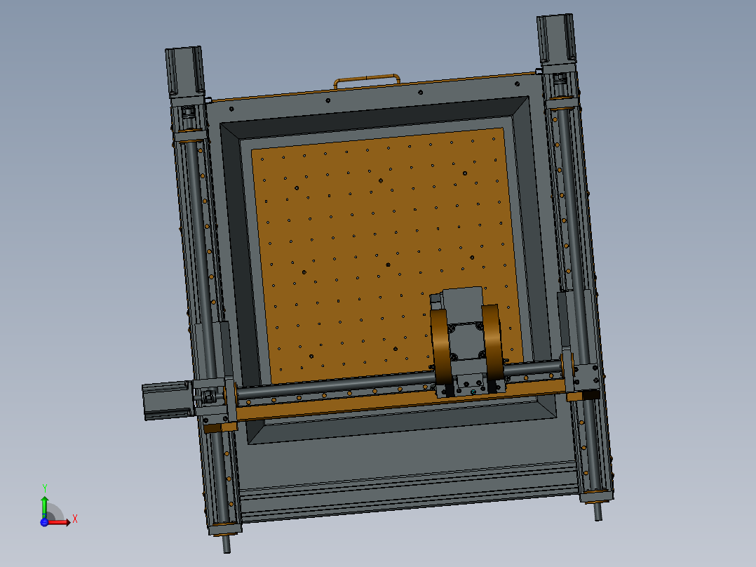 经典数控铣床（多轴联动）前视图