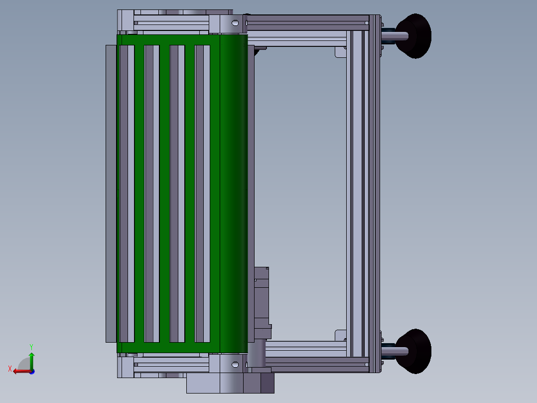 皮带机简单设备后视图