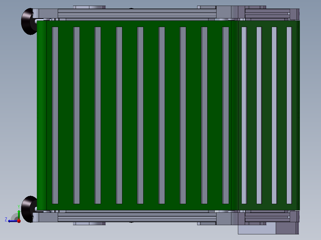 皮带机简单设备右视图