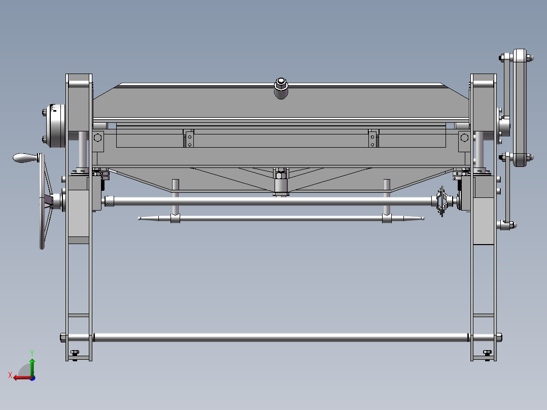 钣金折弯机 3后视图