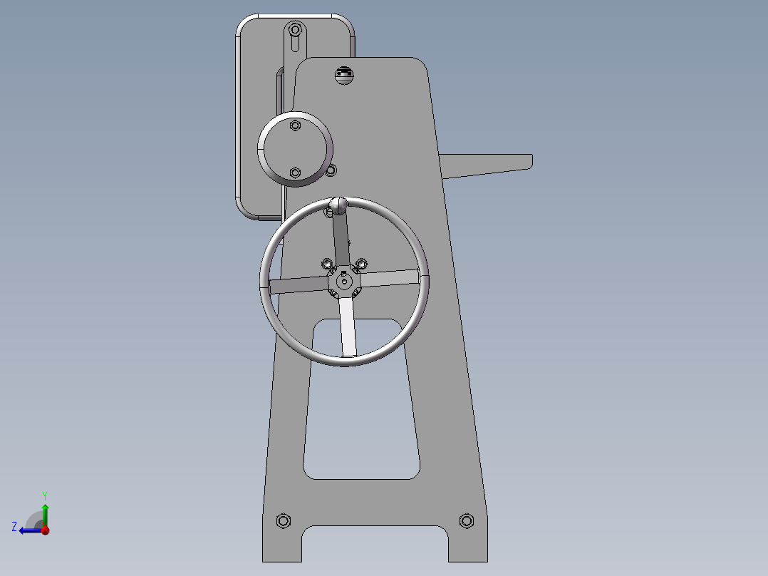 钣金折弯机 3右视图