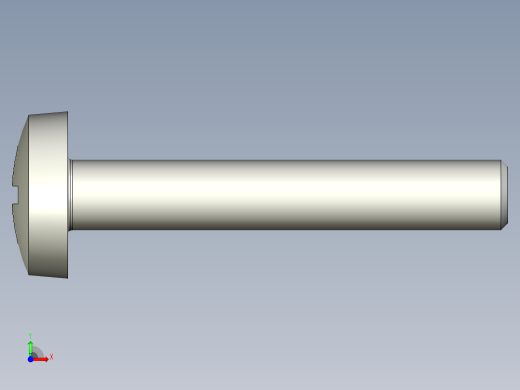 Cross_recessed_head-M8-50-50-6.4-19-11.stp螺钉-前视缩略图
