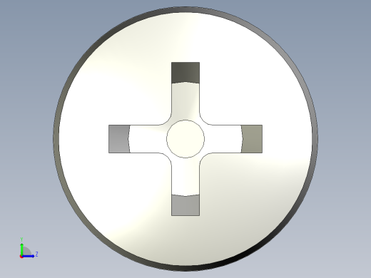Cross_recessed_head-M8-50-50-6.4-19-11.stp螺钉-左视缩略图
