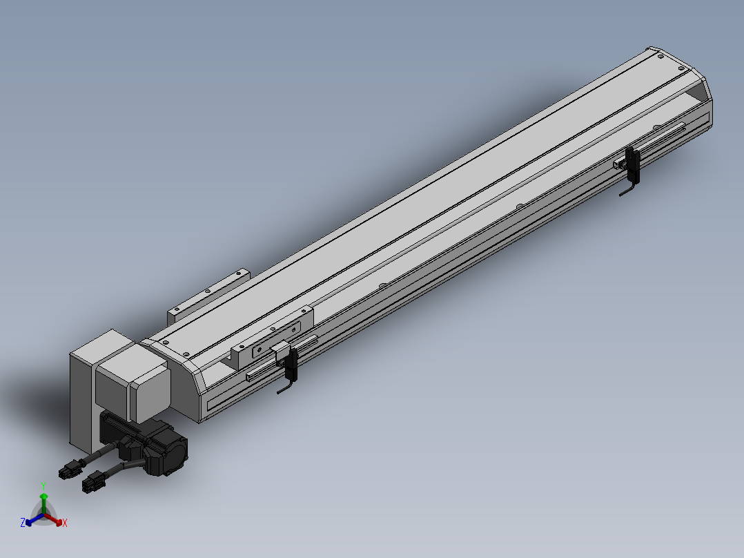 精密模组MT100-L78-500-LD-M10-C4正等轴测图