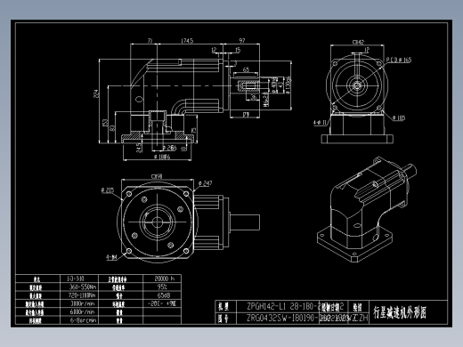 斜齿ZPGH142-L1 28-180-215-M14 LR83.DXF