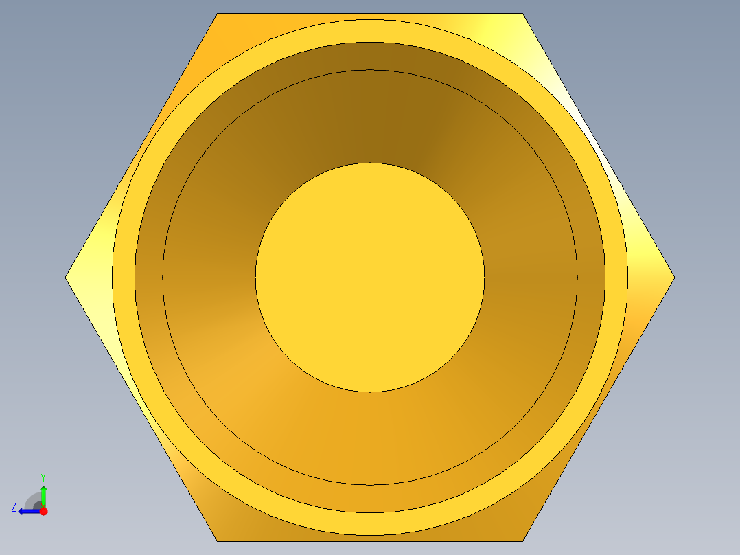 扩口式工业通用硬管接头Cap Nut 640F-8右视图