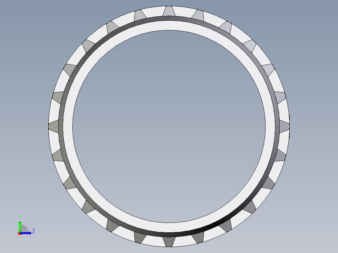 卡套式工业通用硬管接头Progressive_stop_ring_PSR20SX左视图