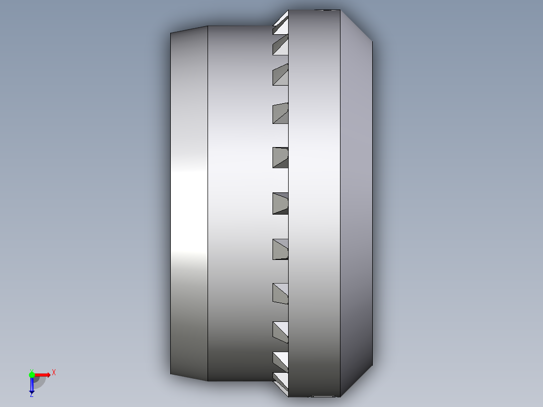 卡套式工业通用硬管接头Progressive_stop_ring_PSR20SX俯视图