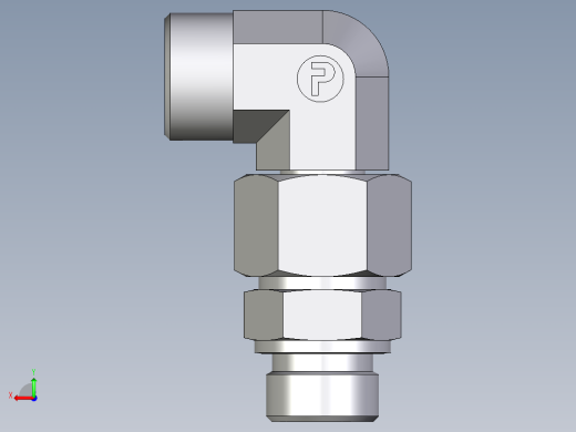 卡套式工业通用硬管接头EO_Assembled_adjustable_standpipe_elbow_EVW20SROMD71后视缩略图