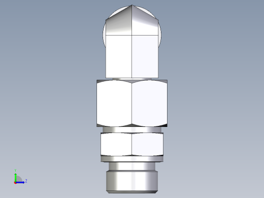 卡套式工业通用硬管接头EO_Assembled_adjustable_standpipe_elbow_EVW20SROMD71左视缩略图