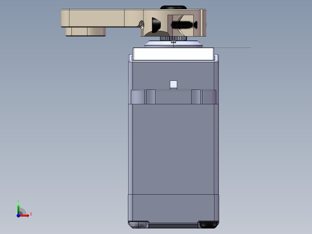 闸门升降前视图