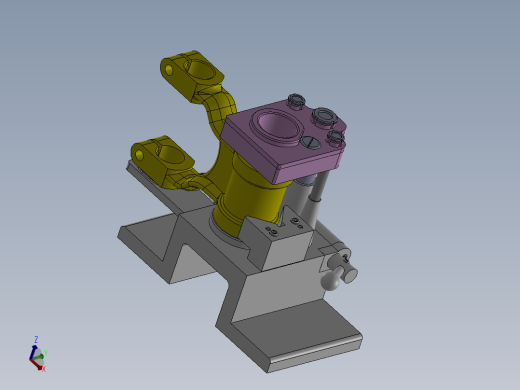 831010后钢板弹簧吊耳φ37孔夹具带三维图CAD图纸工序卡说明书