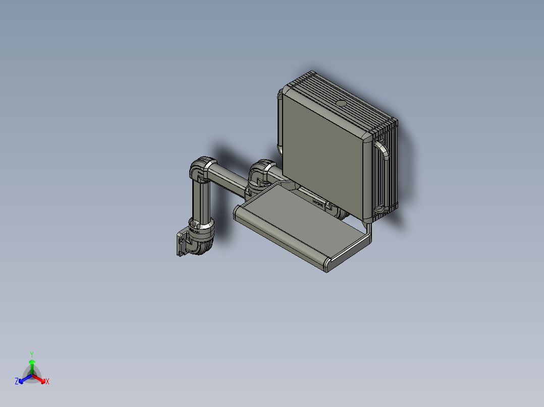悬臂控制操控箱键盘支架-I3-垂直墙座-转角-中间连接器-90度箱体连接器-200-200-300