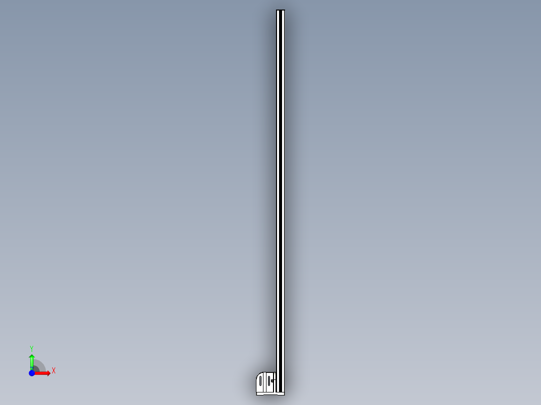 型材-BR 45X90 POST KJN524470前视图