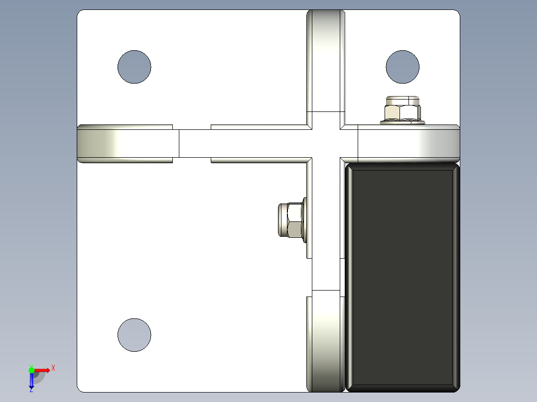 型材-BR 45X90 POST KJN524470俯视图
