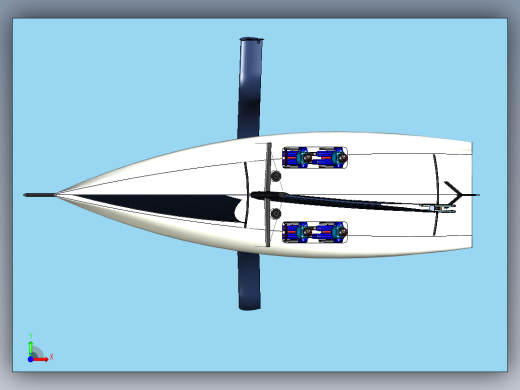 838 Aptilla AC40 单体船前视缩略图