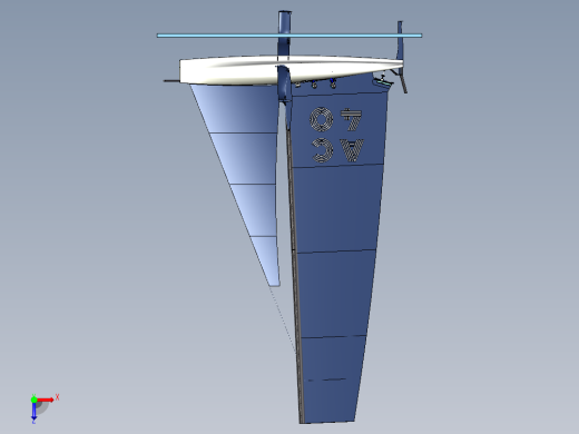 838 Aptilla AC40 单体船俯视缩略图