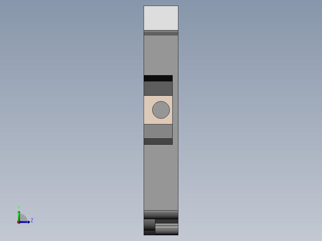 一些电子电气元件左视图