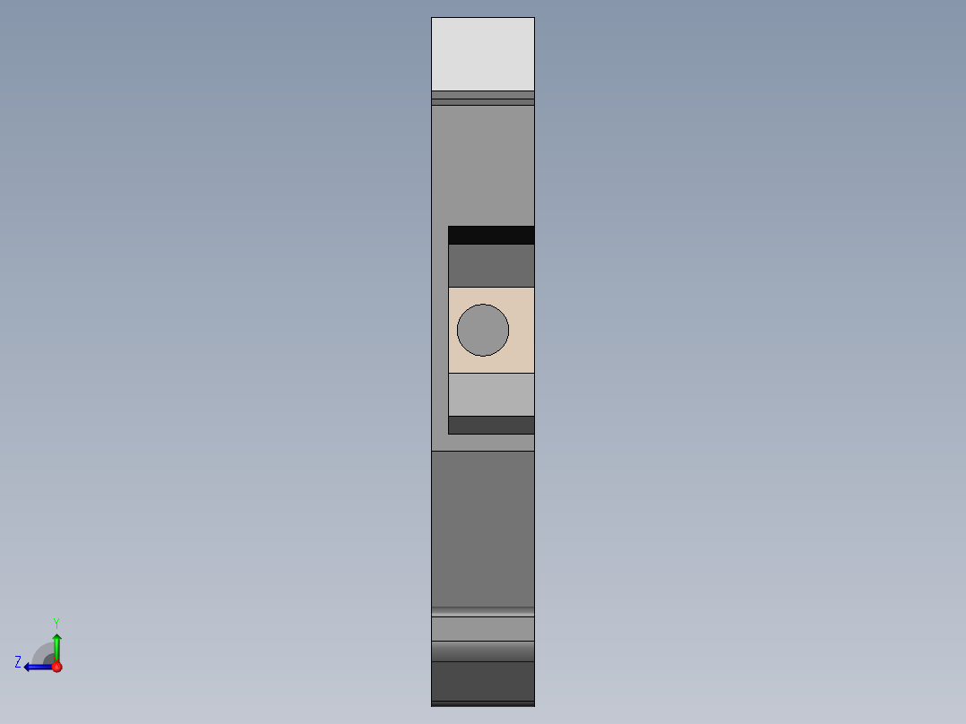 一些电子电气元件右视图