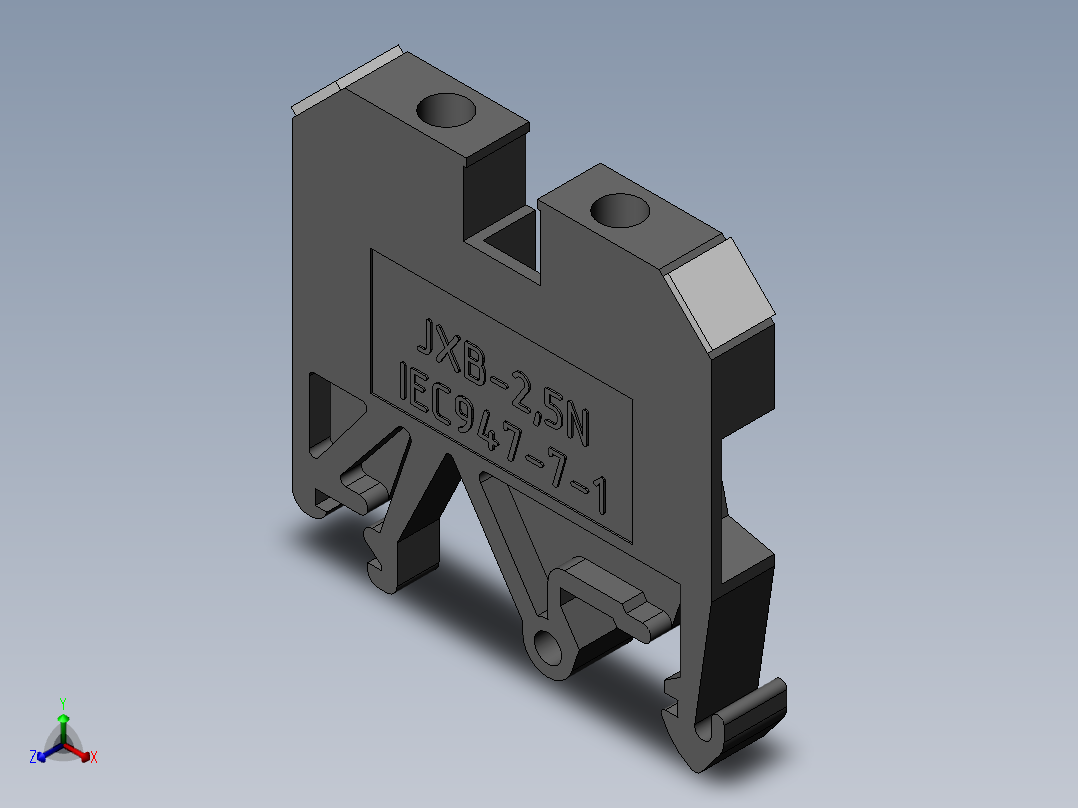 一些电子电气元件正等轴测图