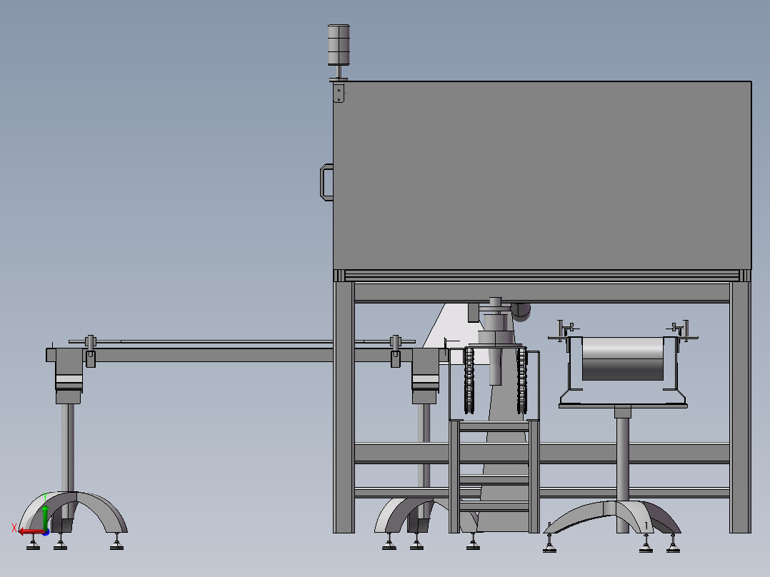 齿轮打标机后视图