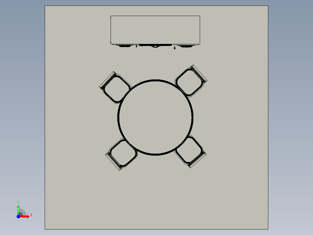 dining-room-set-mike-geesser-餐厅套装前视图