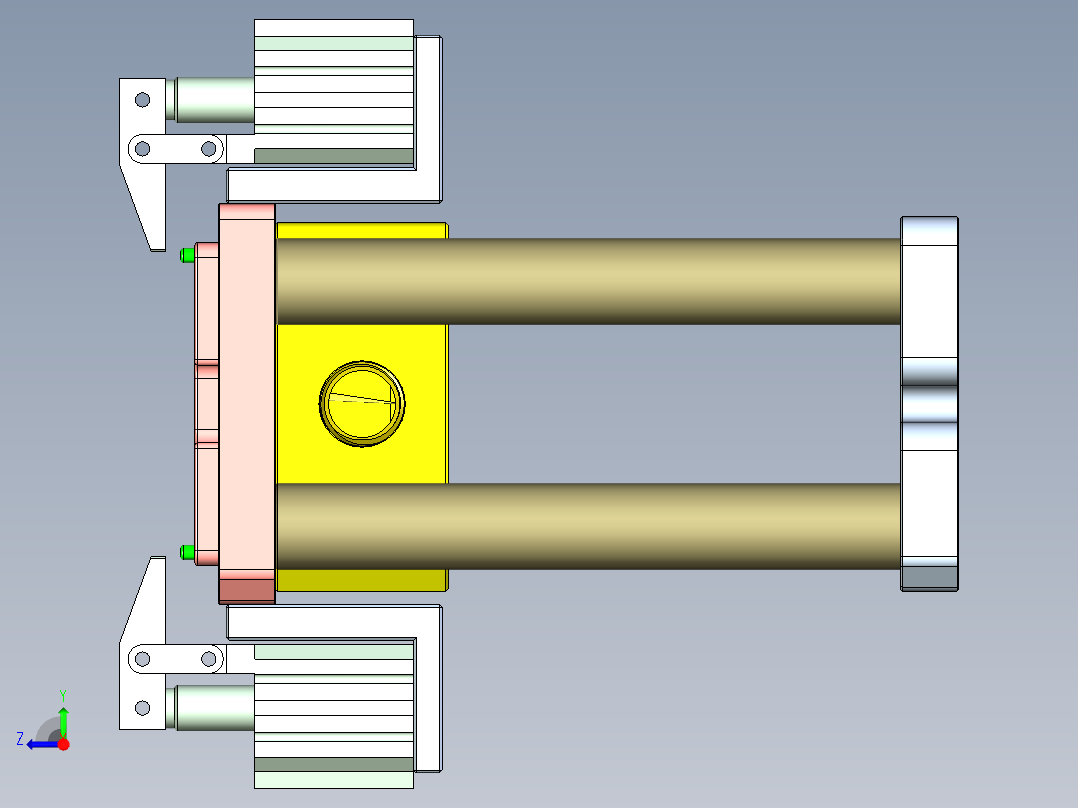 X1-CNC2笔记本CNC工装夹具三维模型-0113右视图