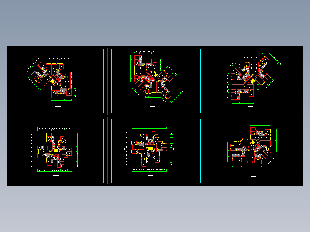 香港帝景轩标准层平面图