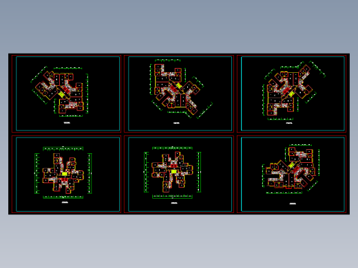 香港帝景轩标准层平面图