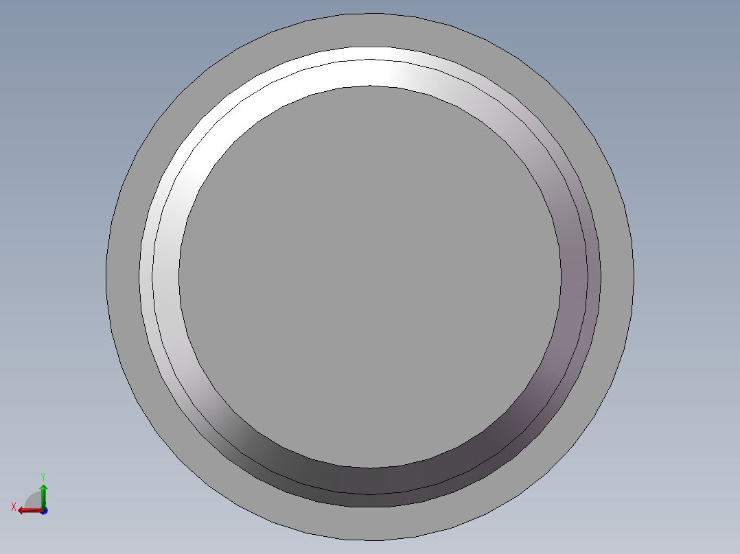 轴2加工工艺分析后视图