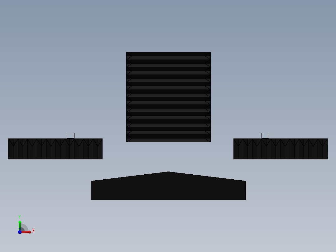 铣床、cnc立式四轴数控铣床前视图