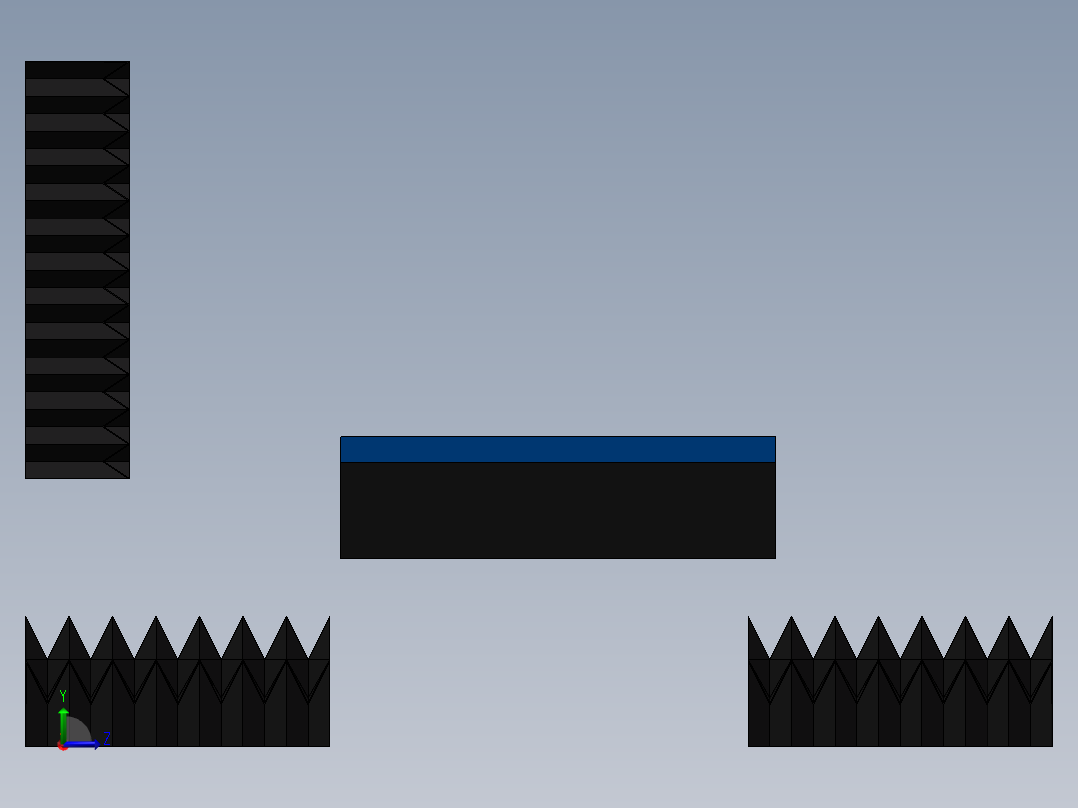 铣床、cnc立式四轴数控铣床左视图