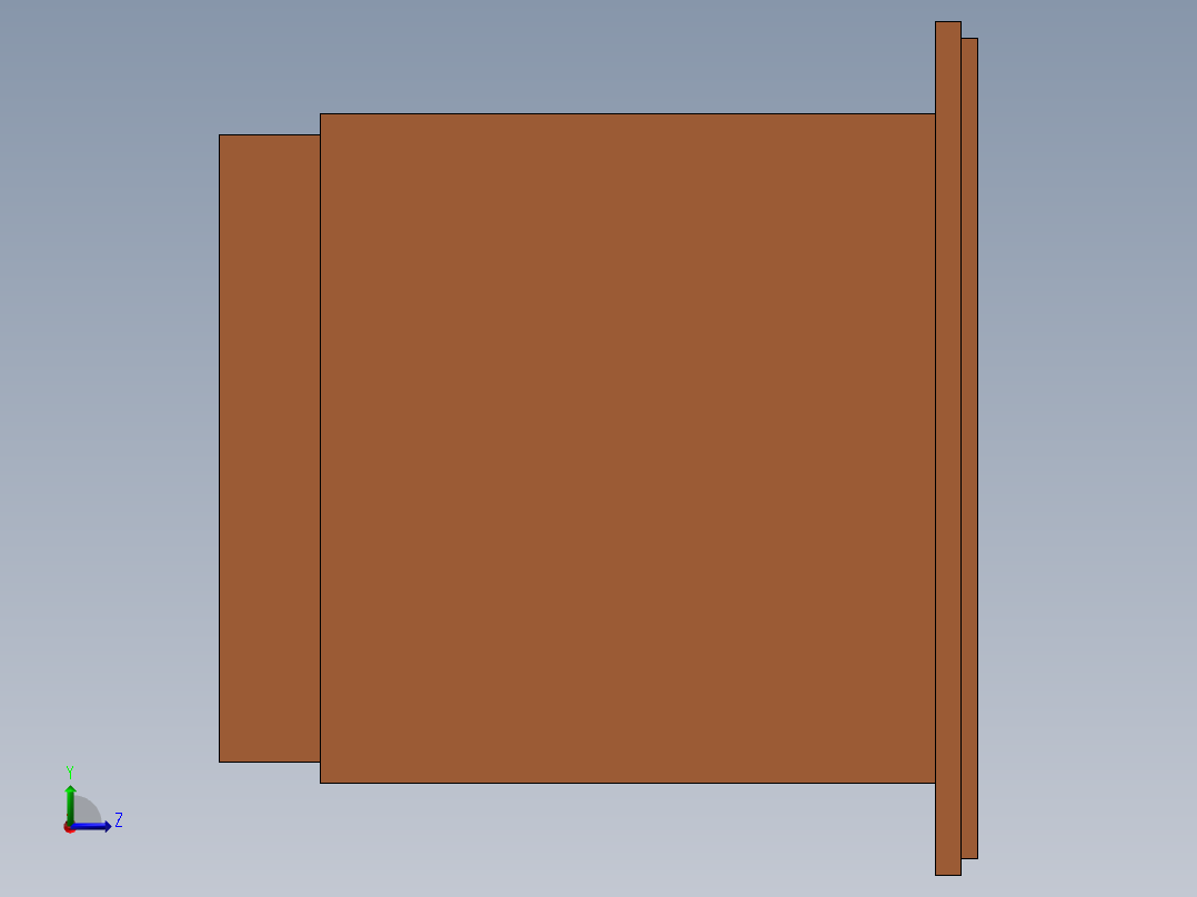 精研调速器左视图