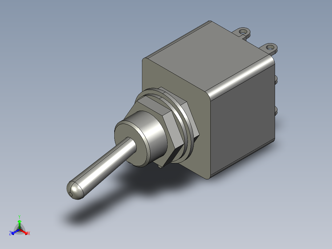 插头正等轴测图