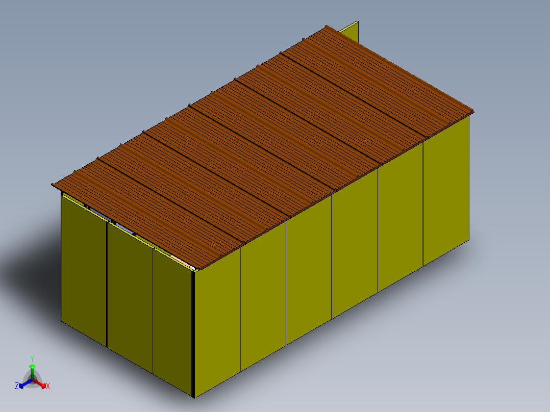 房子、建筑(76)正等轴测图
