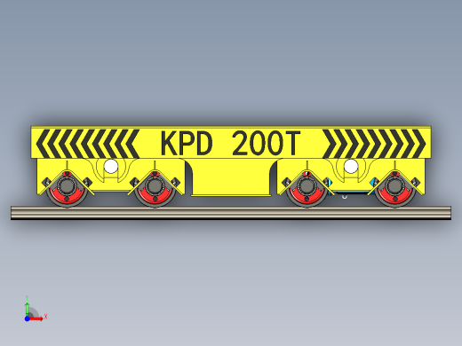 150t、300t无动力拖车及200t、320t、400t电动平车-KPD-200t.00 电动平车MF130前视缩略图