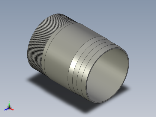 螺纹管水管接头-直通 DN100